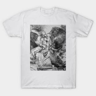 Abraham's Sacrifice by Rembrandt T-Shirt